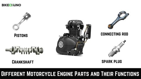 Different Motorcycle Engine Parts And Their Functions - BikeChuno