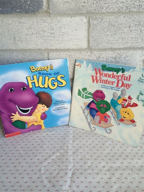 Barney Books Barneys Book Of Hugs Barneys By Lauratrev1 On Etsy