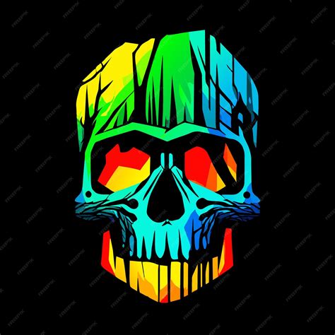 Premium Vector Epic Skull Vector Unleashing Graphic Design Excellence