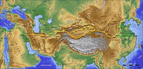 Silk Road Maps 2019 - Useful Map Of The Ancient Silk Road Routes - Silk ...