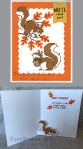 Autumn Stampin Class Nuts About Squirrels Suzy Stamps Blog