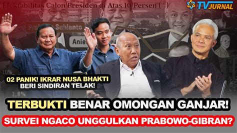 Omongan Ganjar Terbukti Ada Survei Ngawooor Survei Pesanan Cara