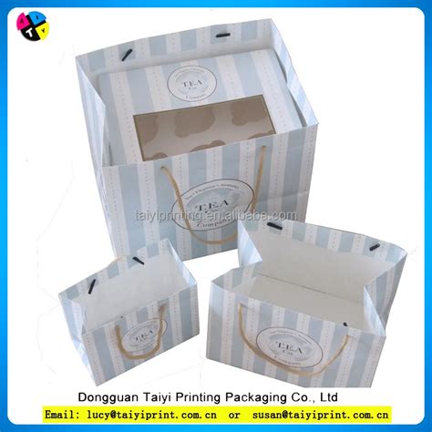 Customized Paper Bag For Cake Paper Bag For Cake Box Personalized Kraft