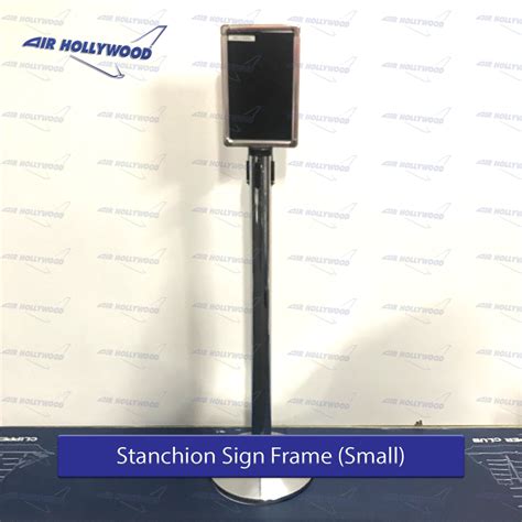 Stanchion Sign Frame – Small – Air Hollywood Props