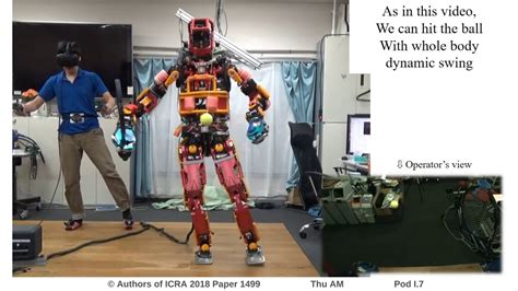 High Speed Whole Body Dynamic Motion Experiment With Real Time Master Slave Humanoid Robot