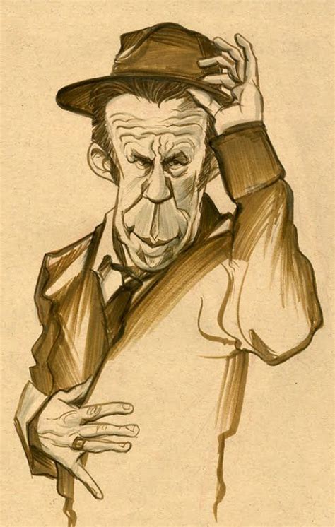 Tom Waits Caricature Cartoon Faces Celebrity Drawings