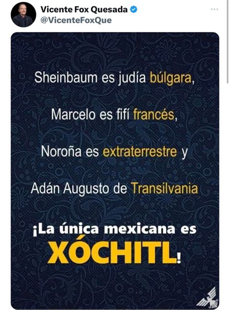 Acusan De Racismo Al Expresidente Vicente Fox Por Críticas Contra Presidenciables Saber Politico