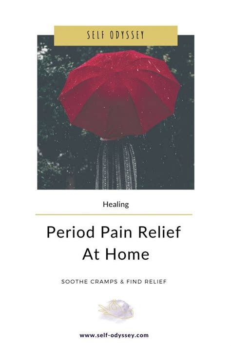 Period Pain Relief at Home - Self Odyssey