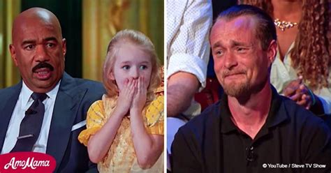 Dad almost cries after witnessing Steve Harvey make his little daughter's wish come true