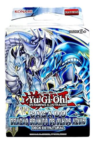 Yu Gi Oh Cartas Deck Estrutural Drag O Branco De Olhos Azuis