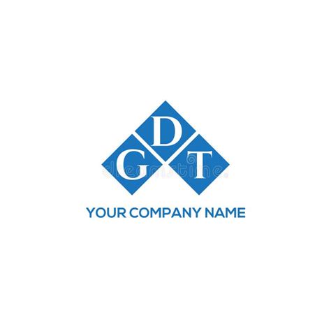 Gdt Letter Logo Design On Black Background Gdt Creative Initials