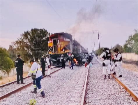 Violento Accidente Entre Camioneta Y Tren En San Juan Del R O