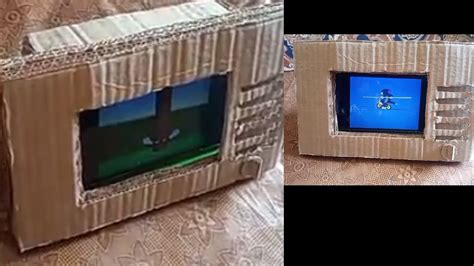 How To Make Led Tv Cardboard Tv How To Make Smart Tv At Home Using