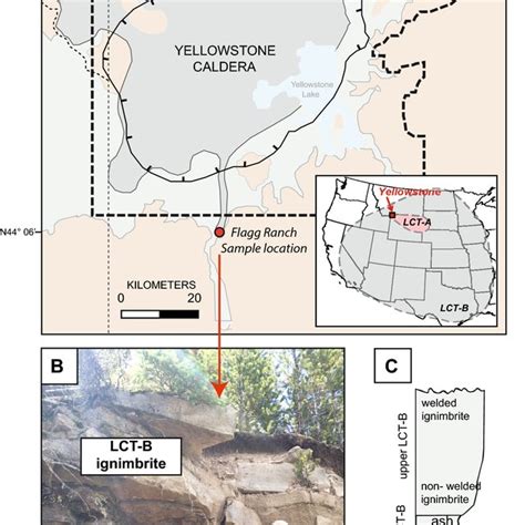 a Geologic map of Yellowstone Caldera (adapted from Matthews et al.... | Download Scientific Diagram