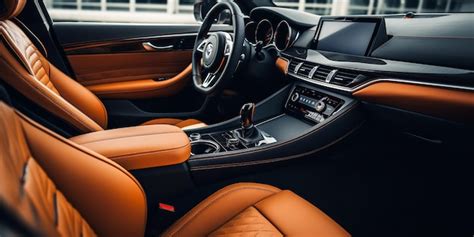 Premium AI Image | Modern luxury vehicle interior Generative Ai