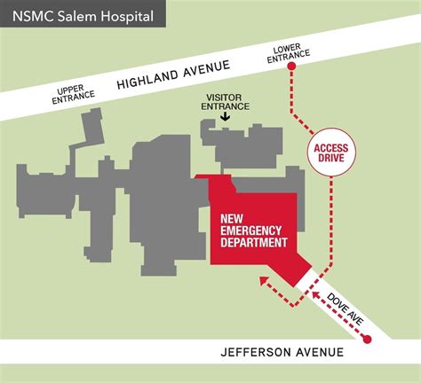 Salem Hospital Campus Map