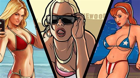 HOTTEST SEXIEST CHARACTERS IN THE GRAND THEFT AUTO SERIES YouTube