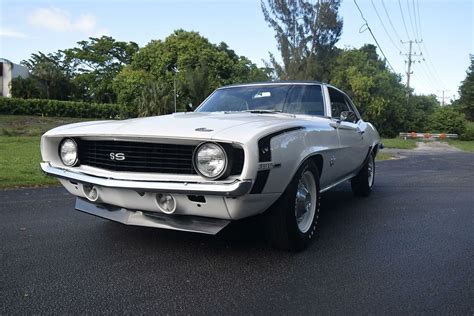 1969 Chevrolet Camaro Ss 396375 Hp 4 Speed Muncie Dover White For Sale