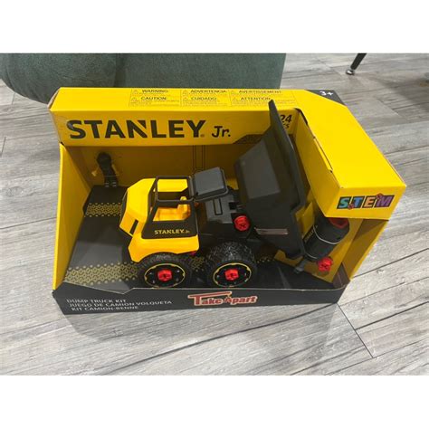 【全新】美國stanley Jr 組裝工程車 砂石車 蝦皮購物