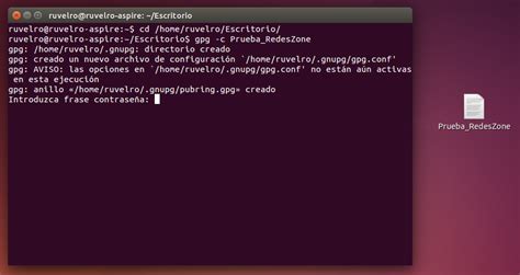 Cómo cifrar archivos desde un terminal en Ubuntu