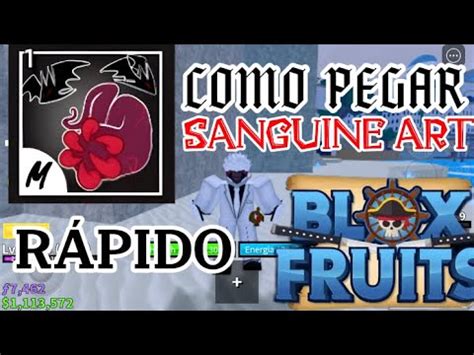 Como Pegar O Novo Estilo De Luta Sanguine Art No Blox Fruits Bem