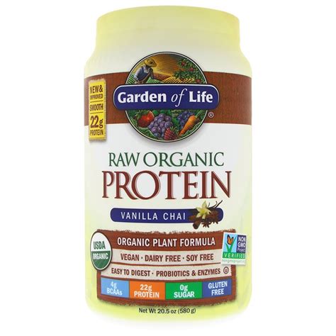 Garden Of Life RAW Organic Protein Organic Plant Formula Vanilla Chai