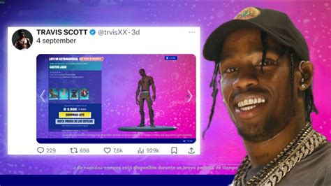 TRAVIS SCOTT REFERENCIA A SU REGRESO EL 4 DE SEPTIEMBRE Cuando Vuelve