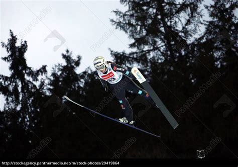 Fis Weltcup Skispringen Frauen Neustadt Lizenzpflichtiges Bild