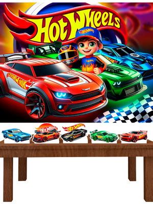 Kit Festa Hot Wheels D Prata Painel E Displays Compre Produtos