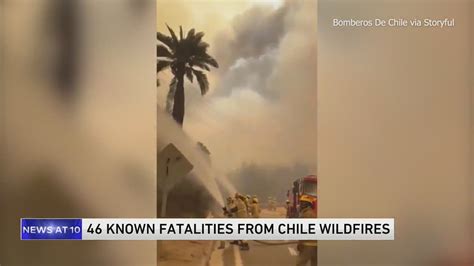 At Least 46 Reported Dead In Chile As Forest Fires Move Into Densely