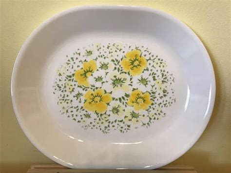 Vintage Corelle April Pattern Serving Platter Correlle Dishes