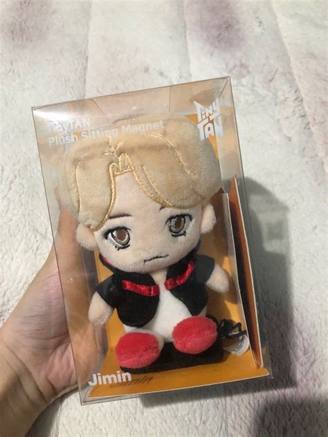 Tinytan Plush Sitting Magnet Jimin Hobbies Toys Toys Games On