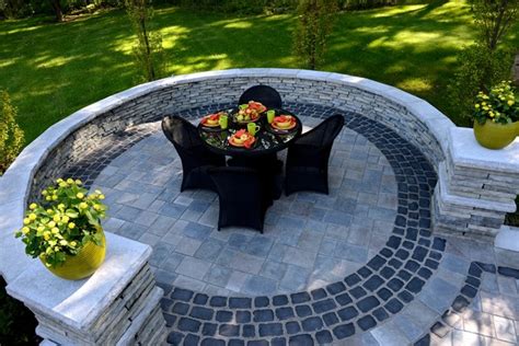 Unilock Richcliff Contemporary Patio New York By Astro Masonry