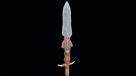 Ancient Stone Spear | CGTrader