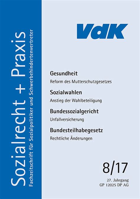 Publikationen Sozialverband VdK Deutschland E V