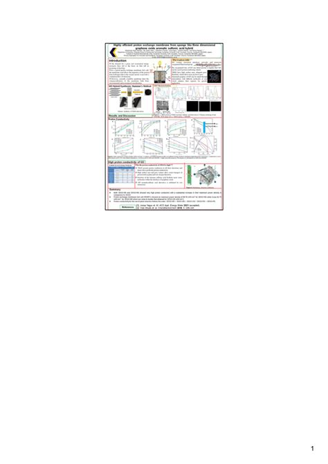 PDF Highly Efficient Proton Exchange Membrane From Sponge Like Three