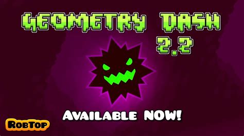 Geometry Dash 22 Released Youtube