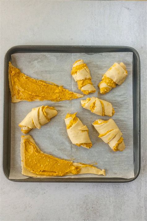 Pumpkin Cream Cheese Crescent Rolls Easy Fall Recipe Flavored Apron