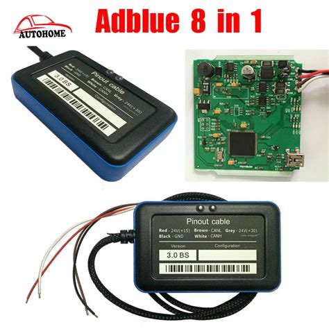 새로운 V3.0 Adblue를 에뮬레이터 8 1 유로 4 & 6 제거 도구 Adblue를 8 in1 NOx 센서 프로그래밍 ...