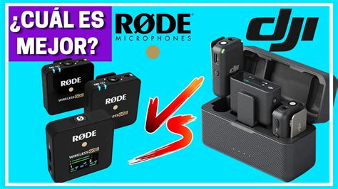 DJI Mic Vs RODE Wireless Go II Comparativa en español YouTube