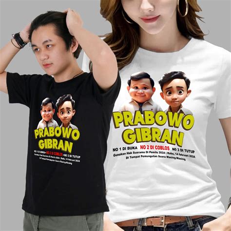 Jual Kaos Prabowo Gemoy Kaos Gemoy Prabowo Kaos Prabowo 2024