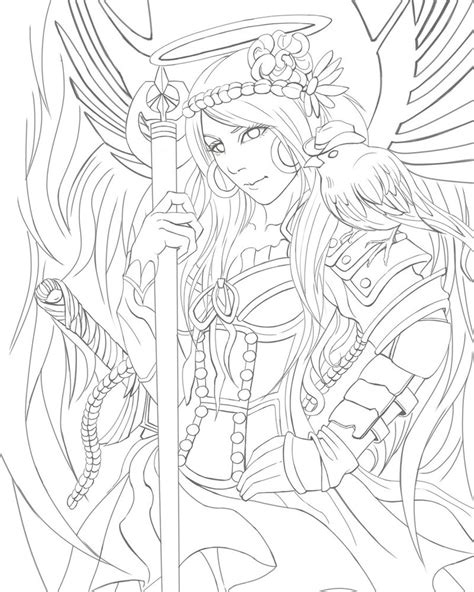 Warrior Angel Drawing at GetDrawings | Free download