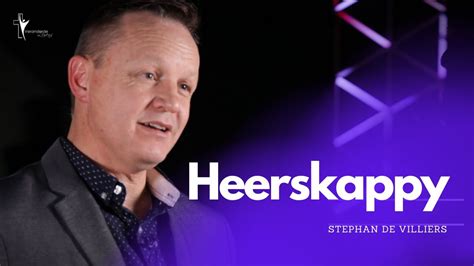 Heerskappy Stephan De Villiers Sondag 8 Aug 21 YouTube