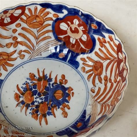 19th Century Imari Hand Painted Serving Bowl