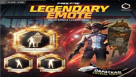 Kode Redeem FF LEGENDARY EMOTE Minggu 21 April 2024 Segera Milik Emote