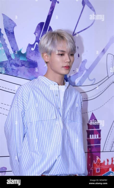 Taiwanese Singer Lin Yanjun Also Known As Evan Lin Attends A Superga