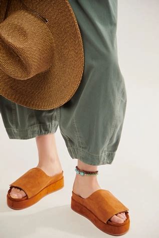 Perry Suede Slide Sandals Free People