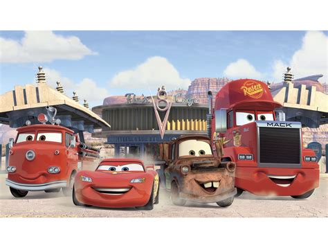 Lightning Mcqueen Mater Mack Red - 1500x1135 - Download HD Wallpaper ...