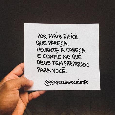 PAPELZINHO CRISTÃO on Instagram Confie no que Deus tem preparado