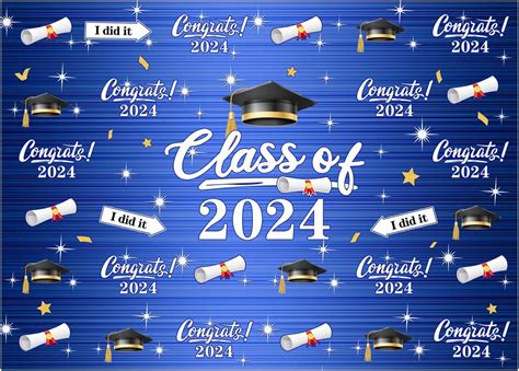 Amazon WOLADA Graduation Backdrop 2024 Graduation Decorations